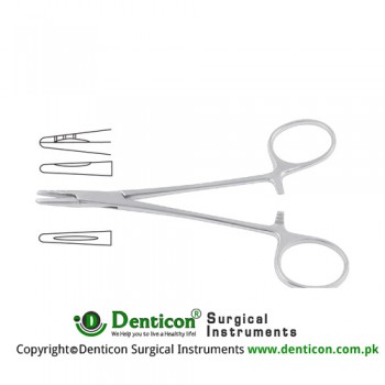 Neivert Needle Holder Smooth Jaws With Special Groove Stainless Steel, 12.5 cm - 5"